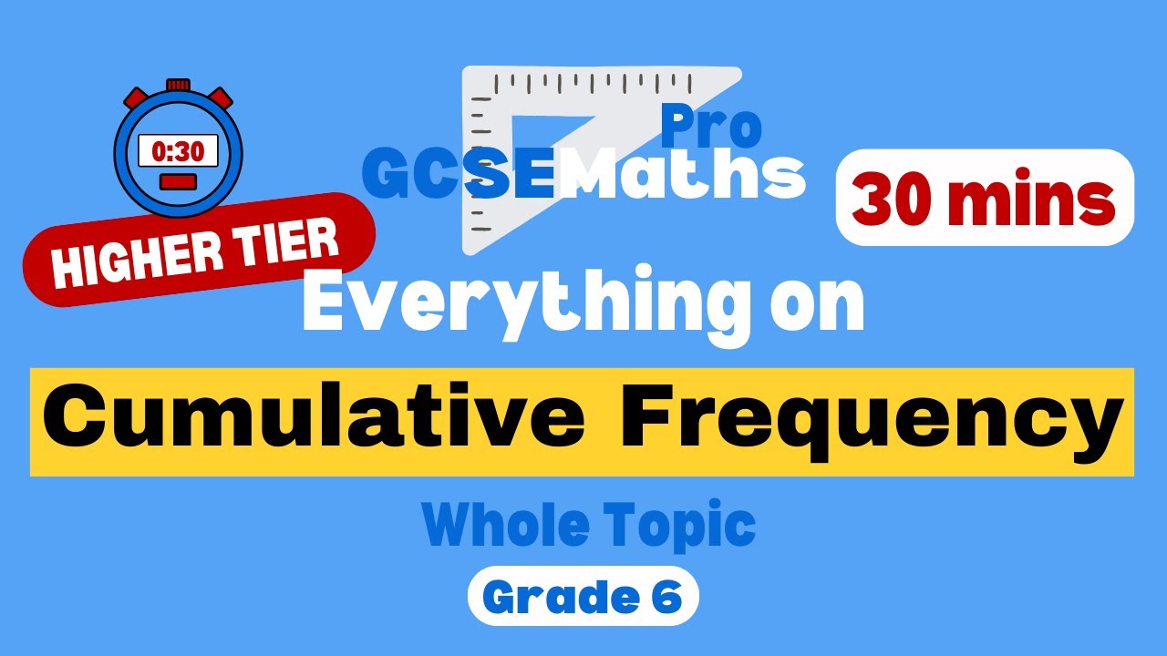 EVERYTHING CUMULATIVE FREQUENCY & BOX PLOTS in 30 minutes! | GCSE Maths Pro