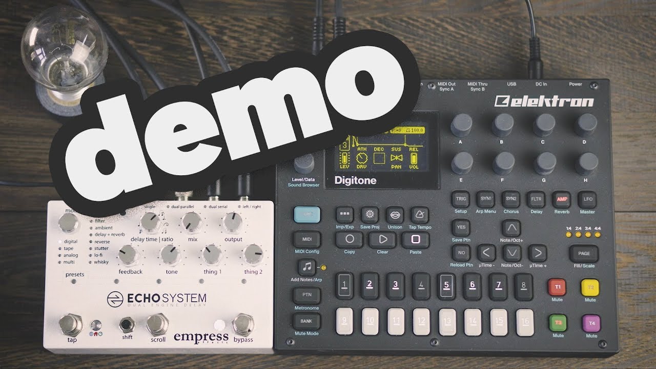 DIGITONE DEMO: sound designing with effects! [ EMPRESS ECHOSYSTEM ]