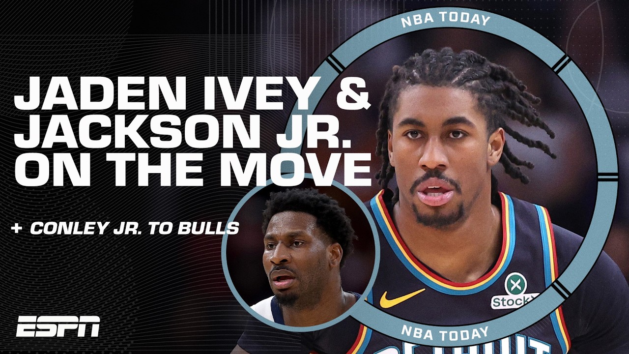 NBA TRADE MOVES 🚨 Jaren Jackson Jr. to Utah, Jaden Ivey & Mike Conley Jr. to Chicago | NBA Today