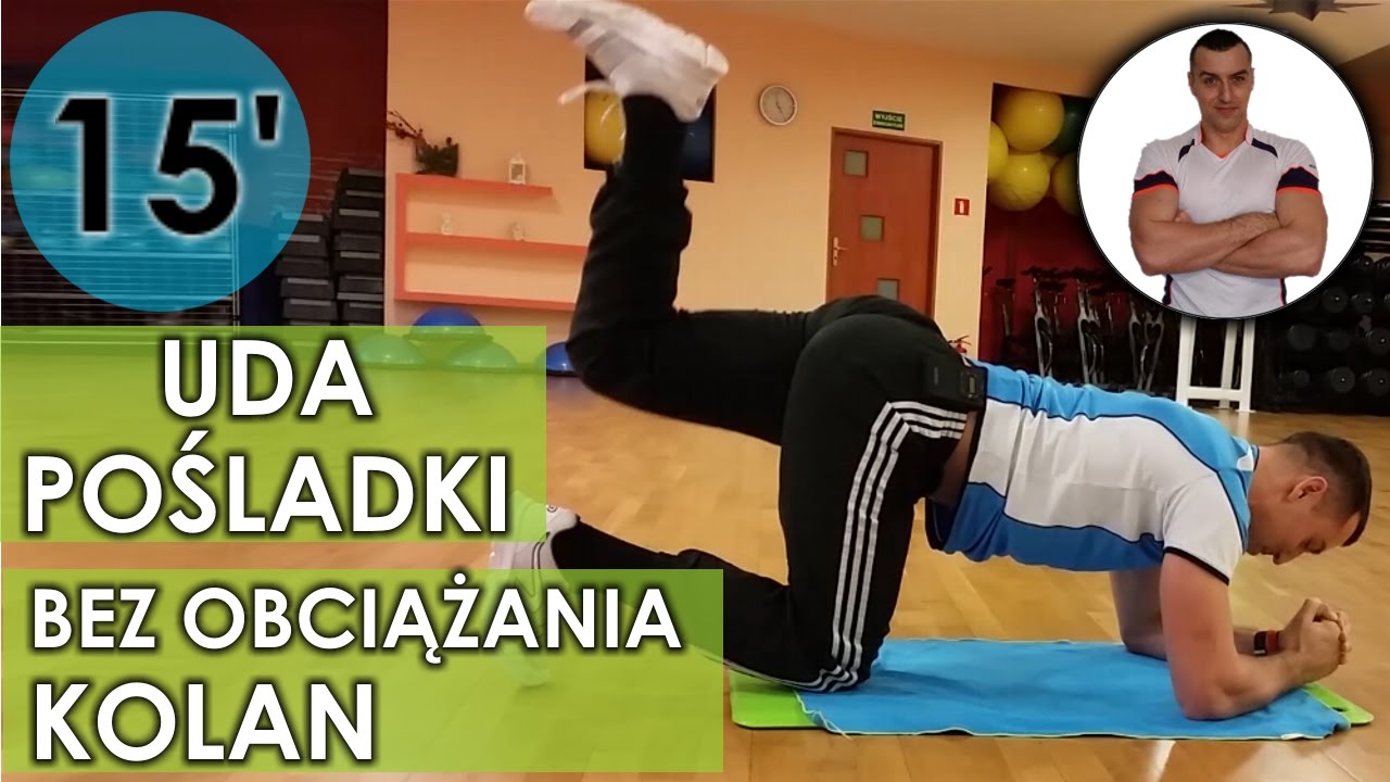 Szybki Trening Nóg - Ud i Pośladków - Bez Obciążania Kolan - Na Macie