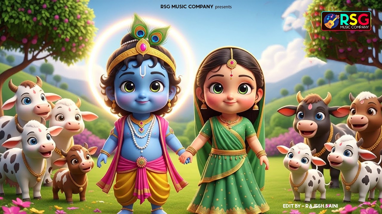 Choti Choti Gaiya, Chote Chote Gwal | छोटी छोटी गैया | #Little Krishna Bhajan - Krishna Bal Leela
