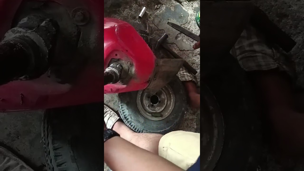 tvs king 200cc tuktuk replace steering bearing cone kit