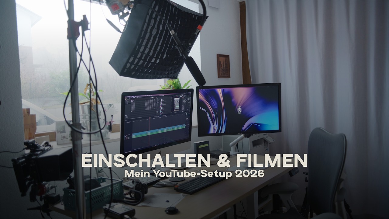 Mein YouTube-Setup Anfang 2026
