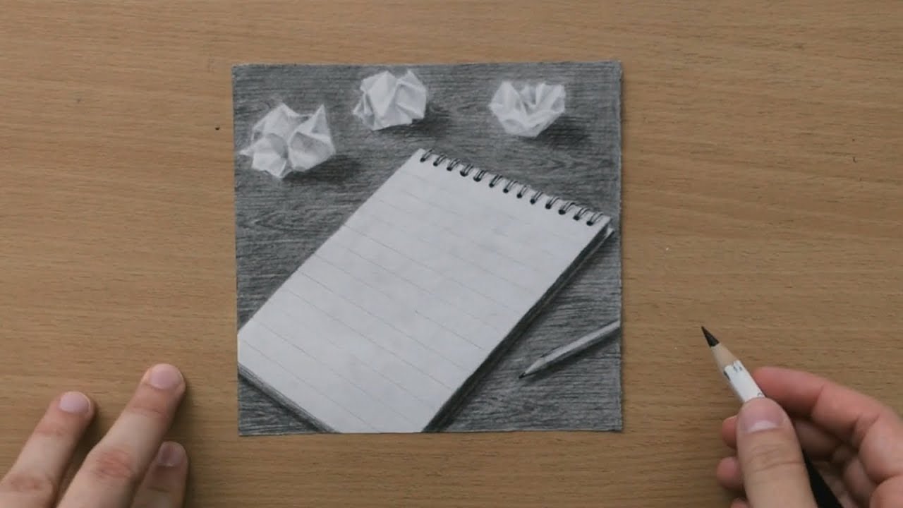 How to Draw Crumpled Paper | Light Source and Shadows - Drawing Tips