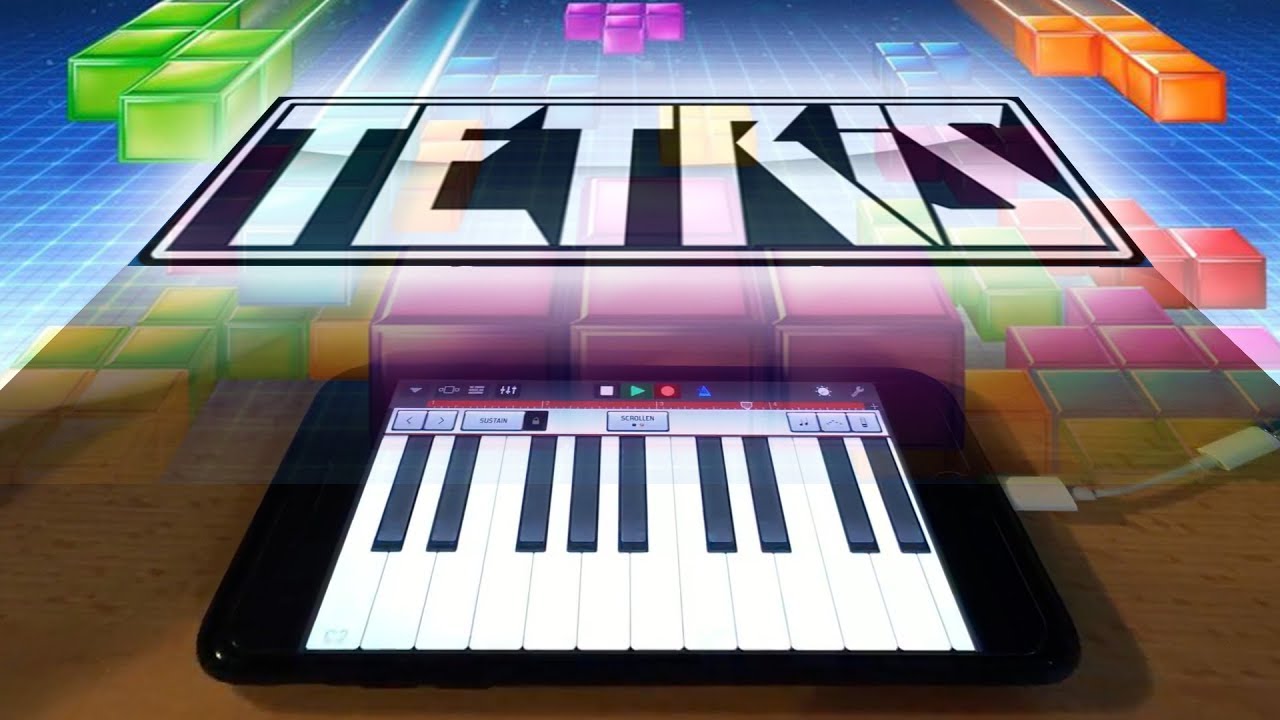 Tetris Theme on iPhone (Garageband)