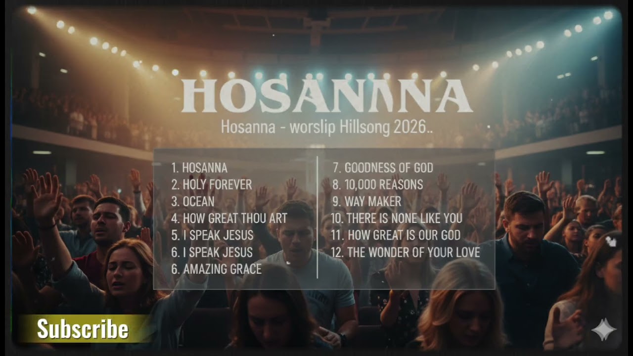 Hosanna 🙏 - Worship Hillsong 2026 - Top Christian Songs 