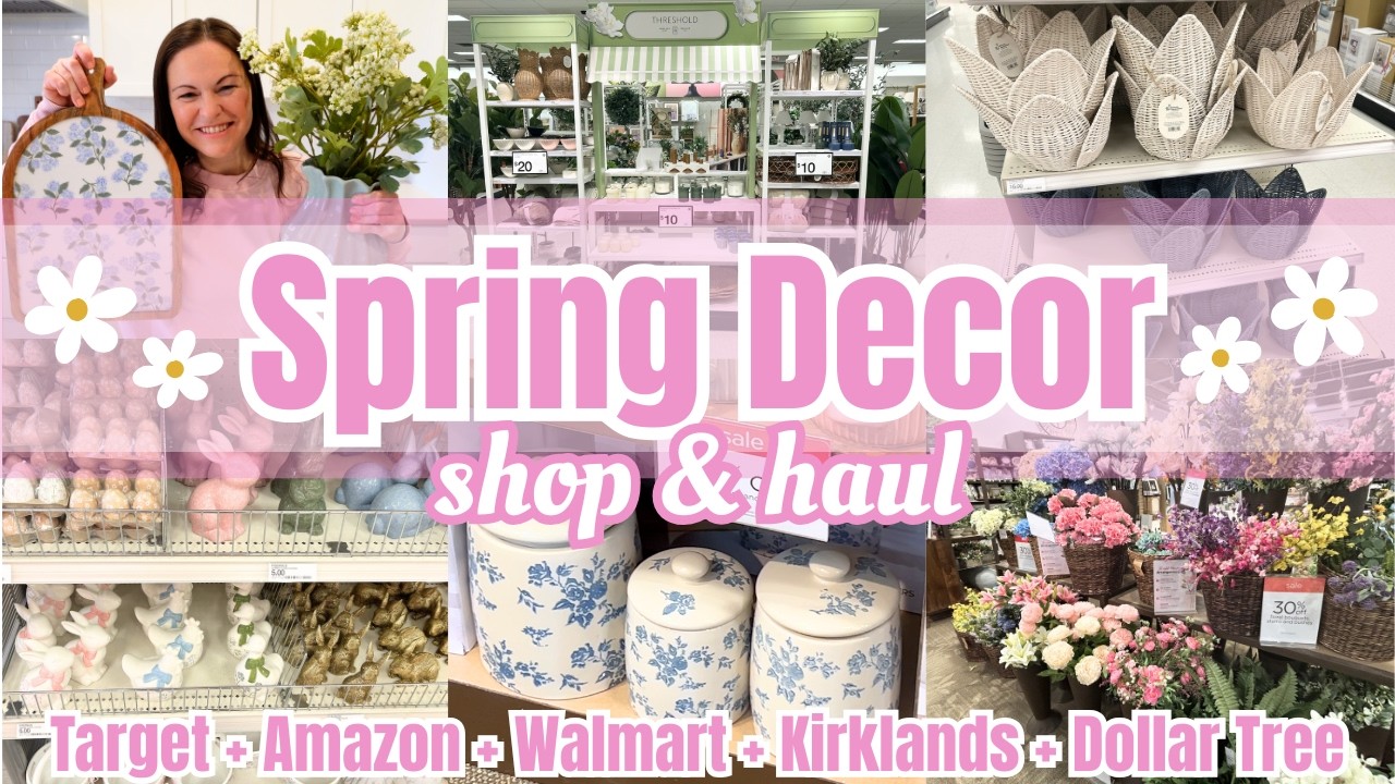 Early Spring Decor Shop With Me! NEW Spring Decor Haul! NEW 2026 Spring Decor Shop and Haul