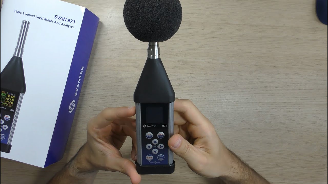 Class 1 Sound Level Meter SVAN 971 from SVANTEK - overview