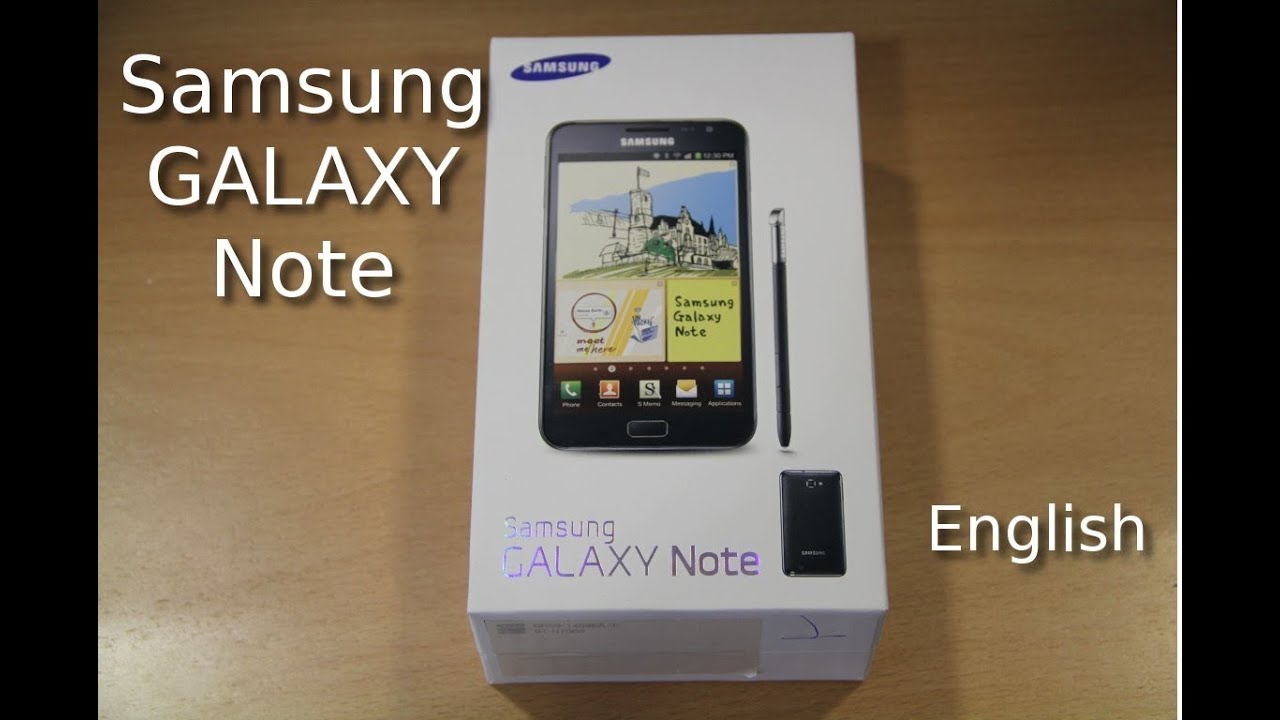 Samsung Galaxy Note Review in HD (English)