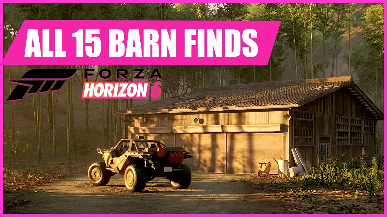 Forza Horizon 6: Все 15 мест, где можно найти заброшенные амбары.