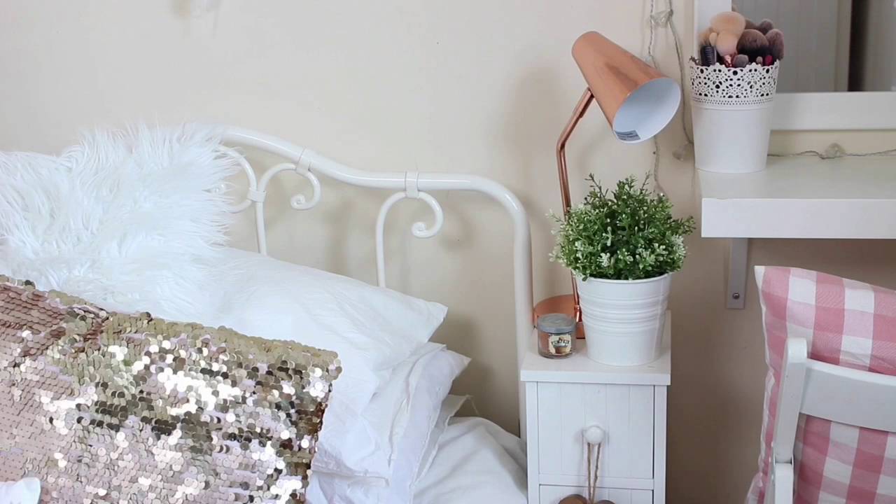 Room Tour 2016! Room Make Over! Copper & Blush | Floral Princess
