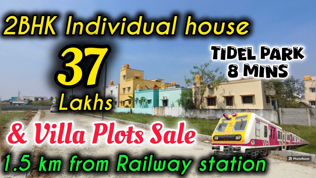 🏡2bhk individual house 37 lakhs & Villa Plots Sale Near Railway Station Just 1.5km