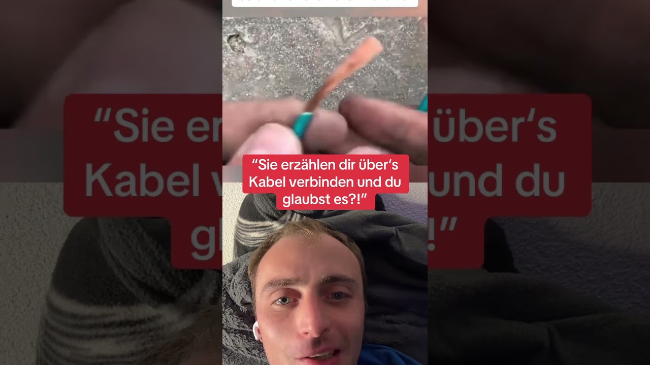 Kabel verbinden #elektriker #kabel #verbindung