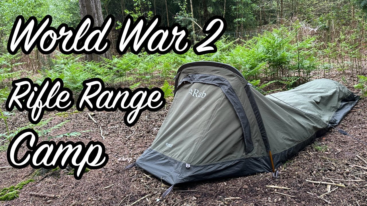 Wild camping next to a World War 2 rifle range in a Rab Ridge Raider bivi 128