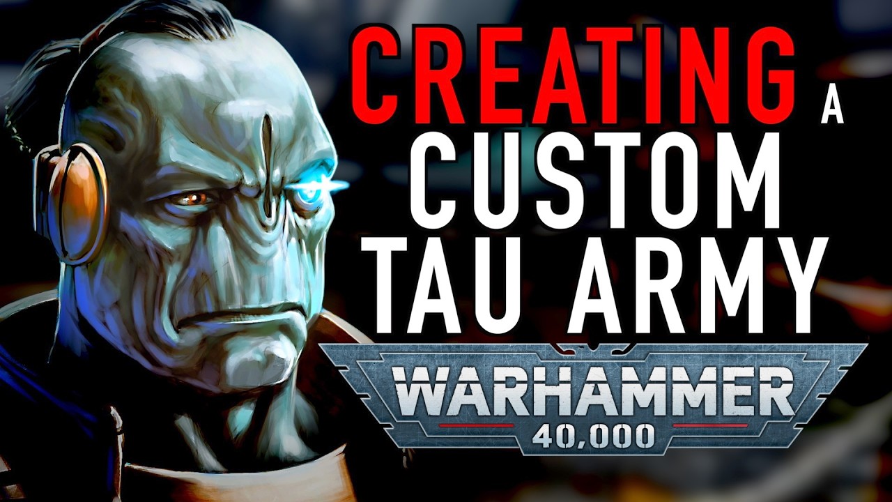 Starting a Custom Tau Empire Army in Warhammer 40K #tauempire #ethereal #firewarrior #wh40klore