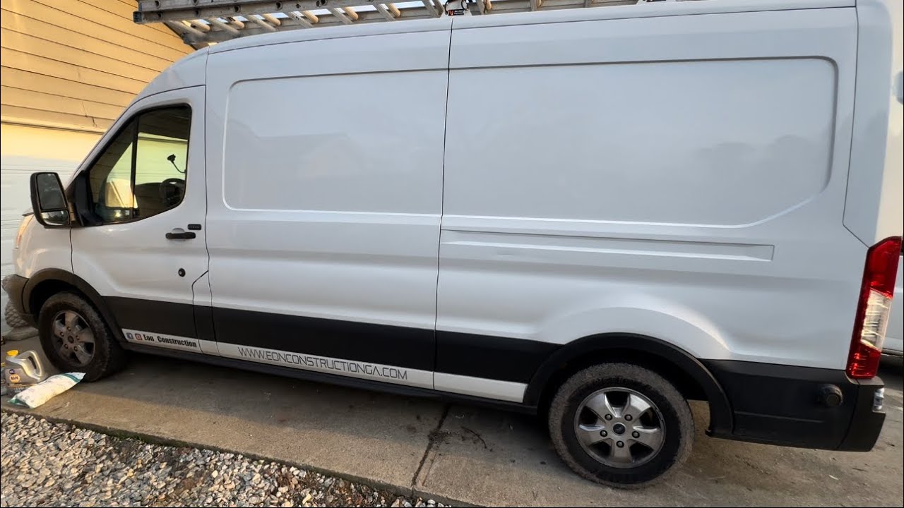Changing the oil on my 2019 Transit Ecoboost work van