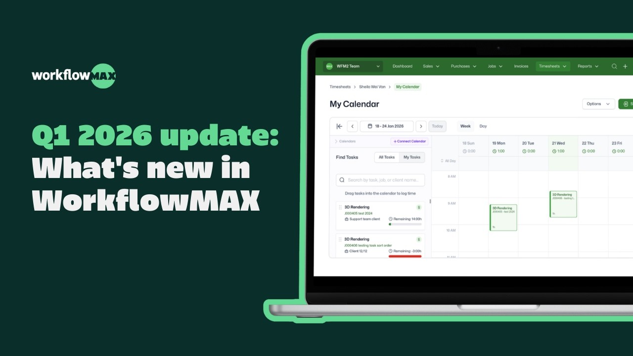 Mid Q1 2026 Product Update | WorkflowMAX