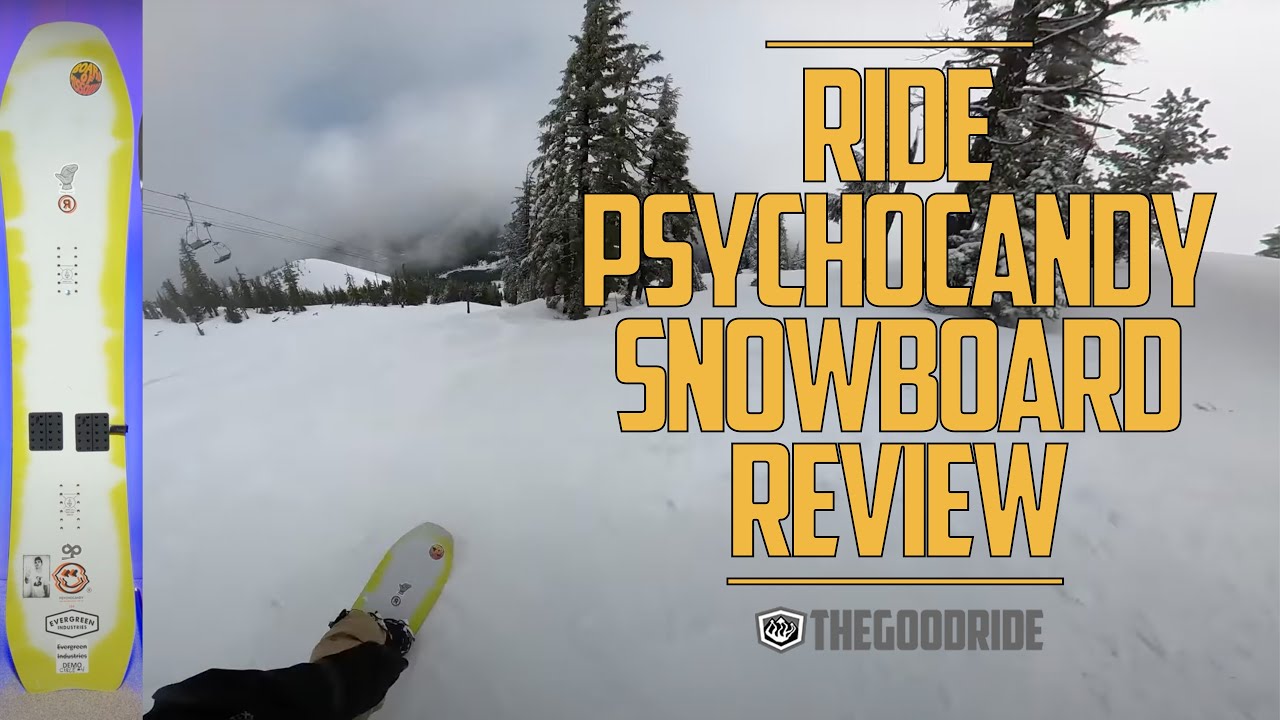 Ride Psychocandy Snowboard Review - vs. Ride Warpig and Superpig
