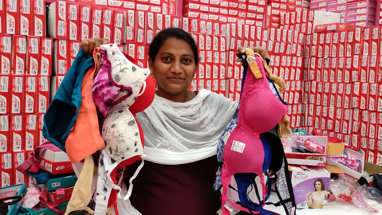 Chickpet Bangalore Wholesale Innerwears Shop 29Rs Only/Wholesale All Types Bras,Pantees Shopping