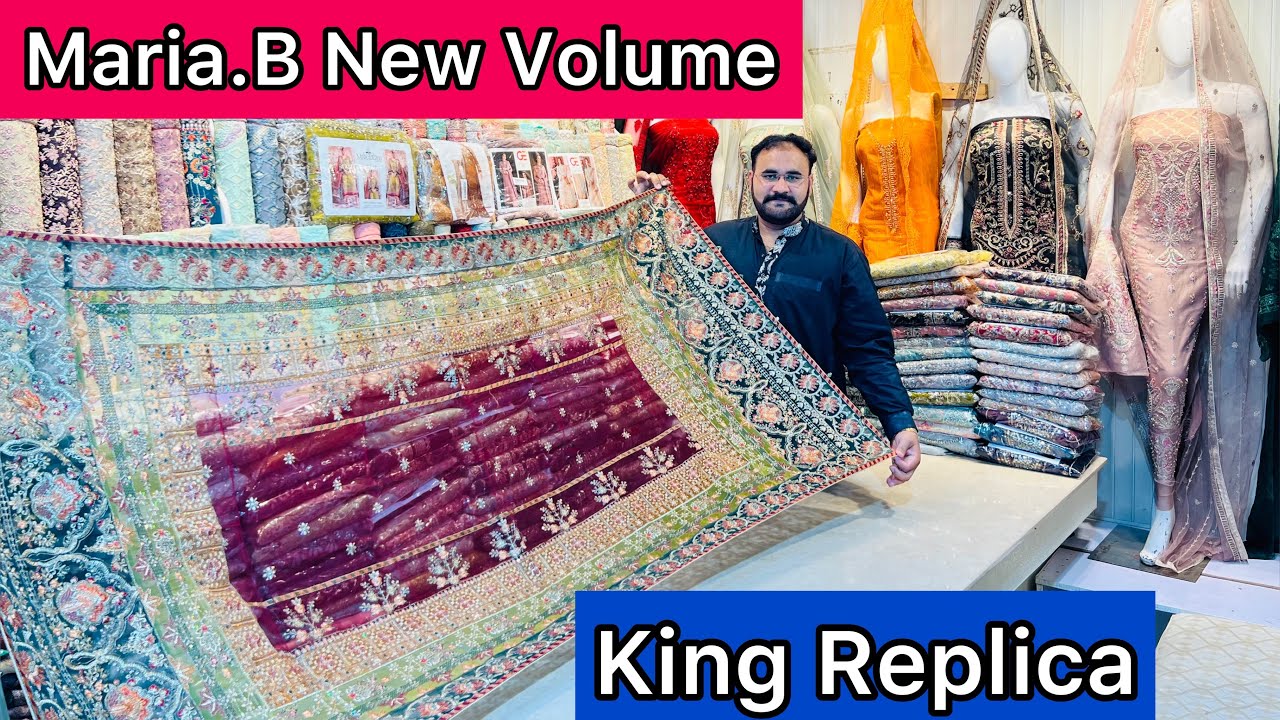 Maria .B New Volume King 👑 Replica \ Top Quality Designer Dress \ Pakistani Designer King Replica