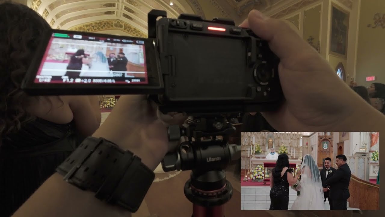 FILMING A CATHOLIC WEDDING CEREMONY | BEHIND THE SCENE SOLO 3 CAMERA #wedding #bts #weddingceremony