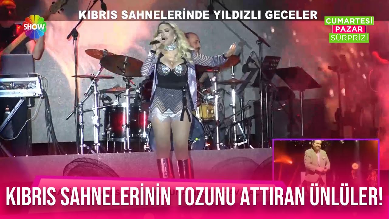 Kıbrıs Sahneleri sahne olalı b&ouml;yle konserler g&ouml;rmedi!