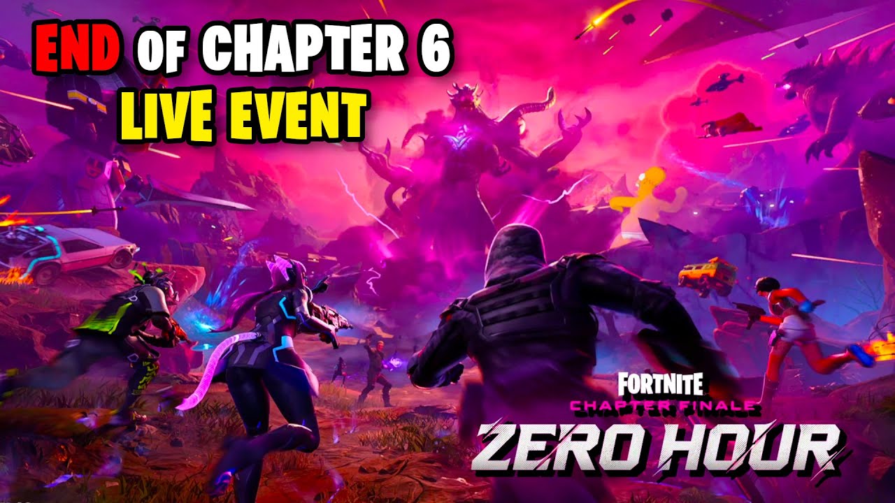 Fortnite Zero Hour LIVE EVENT – End of Chapter 6 Full Reactions & Commentary