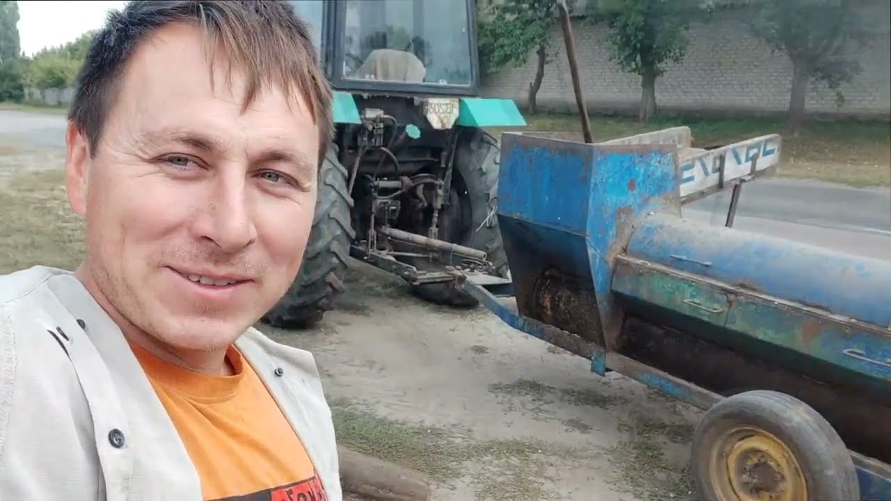 Нарешті молотимо Гарбузи. Привіз котла і запустив Сушку. Все працює.