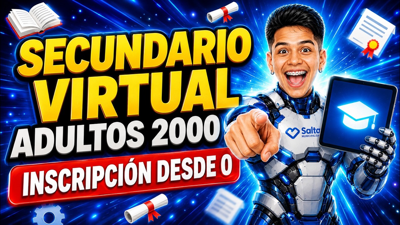 INSCRIPCION AL SECUNDARIO ADULTOS 2000