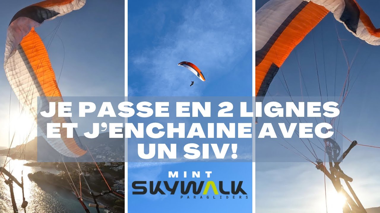 JE PASSE EN PARAPENTE EN-C DEUX LIGNES ET J'ENCHA&Icirc;NE AVEC UN SIV !! LA MINT C'EST UN BONHEUR !