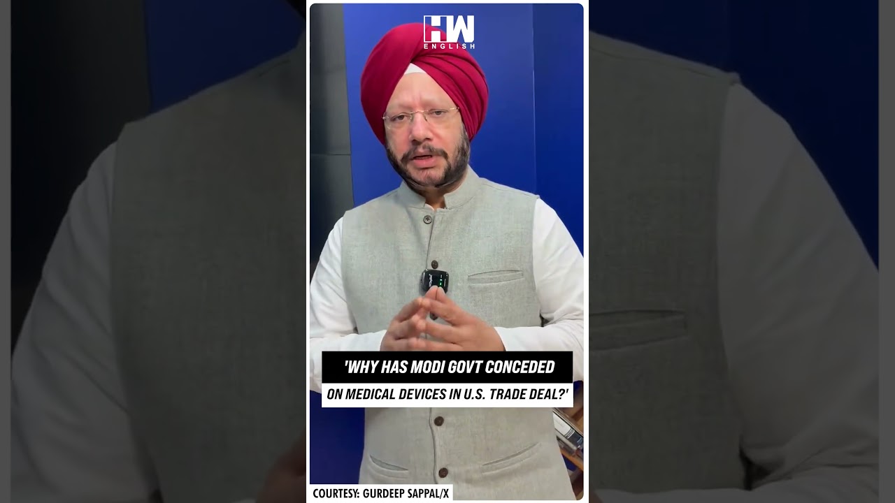 Congress' Gurdeep Sappal Questions Modi Govt On Medical Devices Aspect In US Trade Deal