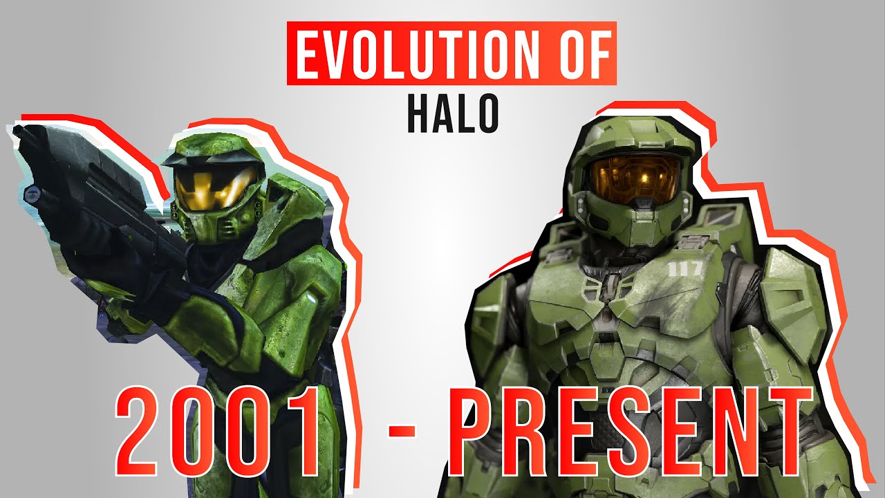 EVOLUTION of Halo Game Graphics and Gameplay with Cover Art 2001-Present
