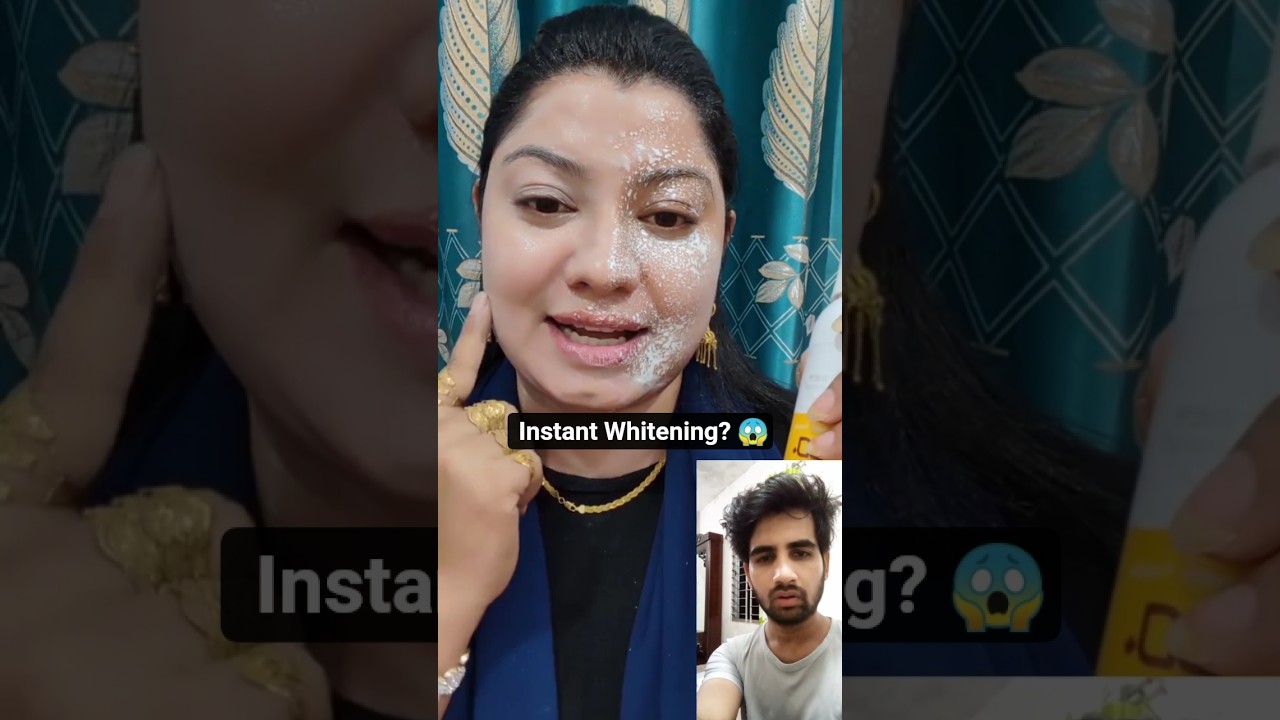 Testing a Viral Whitening Spray #chamomile #shorts #skinwhitening #beautyhacks #instantwhitening