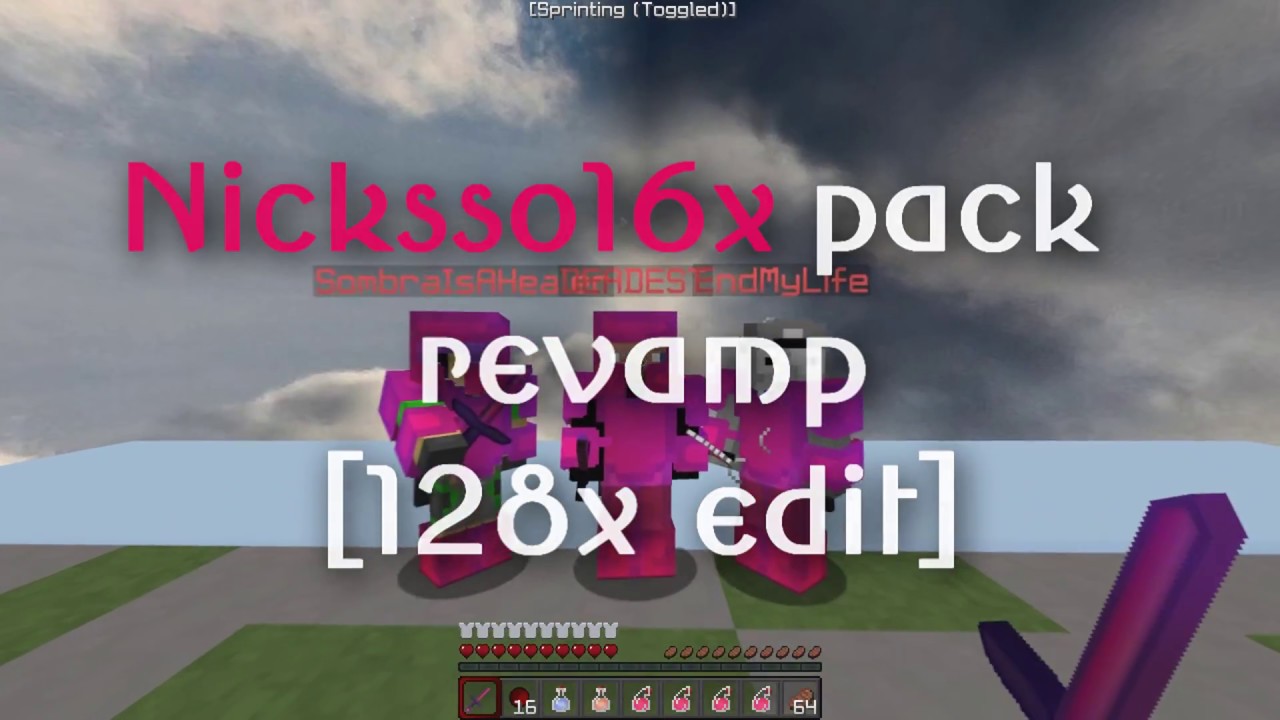 128x Red pack released [Nicksso16x pack revamp!]