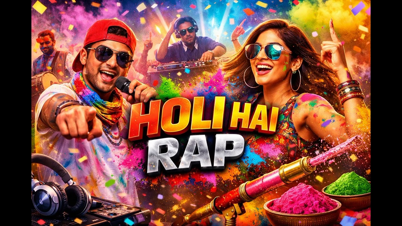 Holi Hai Rap 2026 | Holi Rap Song | Desi Holi Anthem | New Holi Party Song #song #holi 