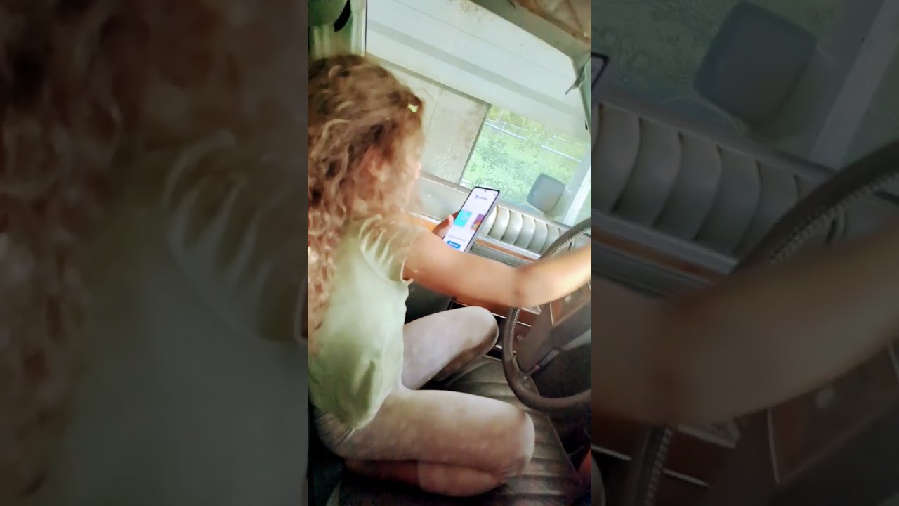 a 6-year-old driving a car