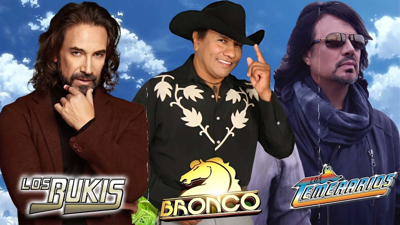 Los Bukis y Bronco y Los Temerarios 💔 Clásicos del Amor y Desamor | Romanticas Del Ayer
