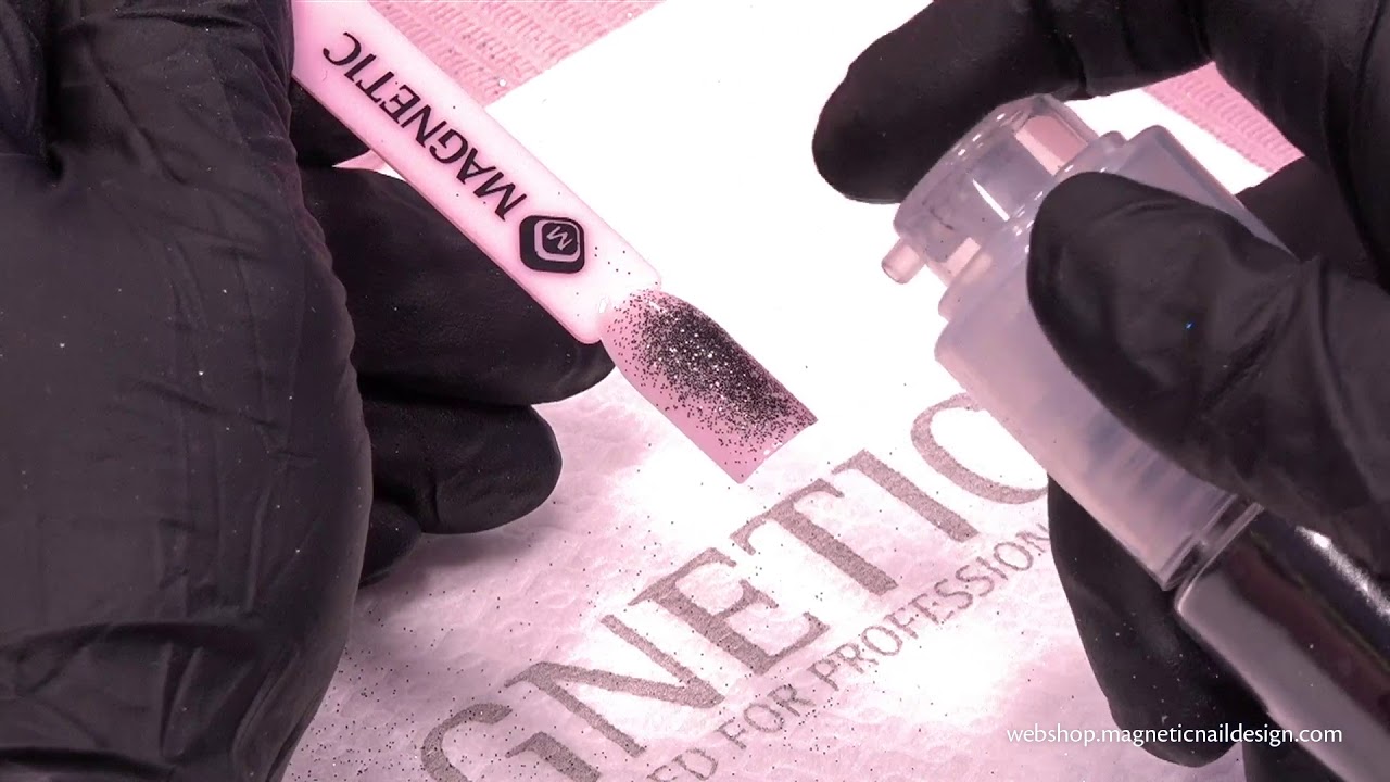 Magnetic Glitter Spray Steel Black