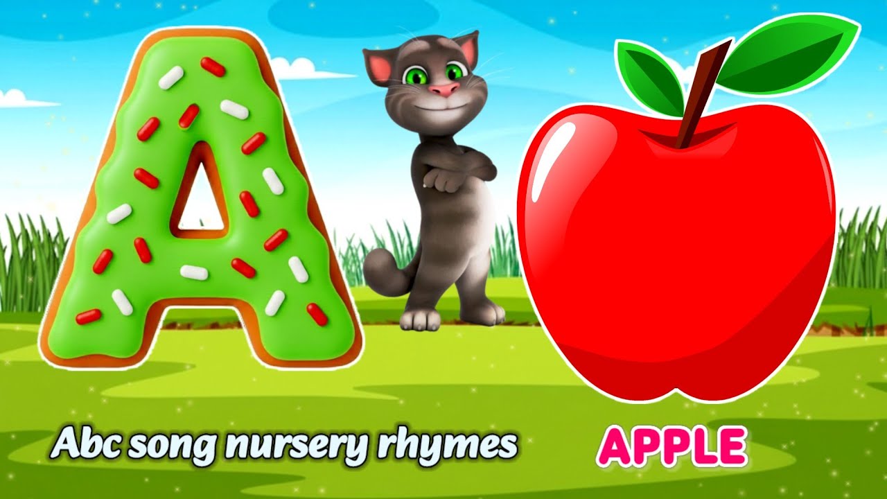 A for apple | अ से अनार | abcd | Abc phonics song nursery rhymes #rhymes 