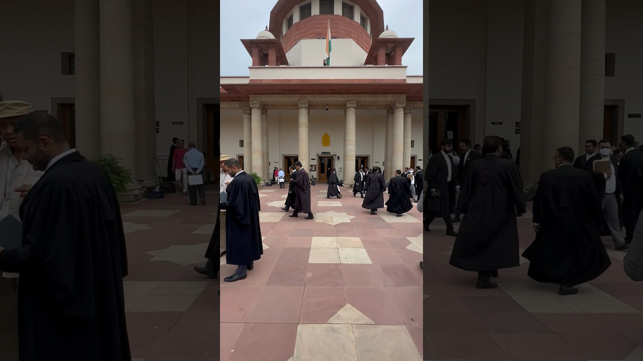 A day in a Supreme Court of India #advocate #supremecourt #minivlog #viral #indianjudiciary #judge