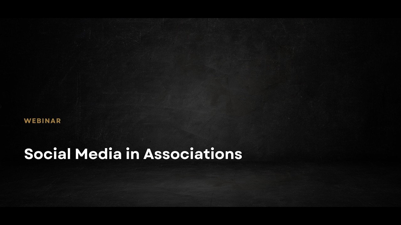 Social Media in Associations