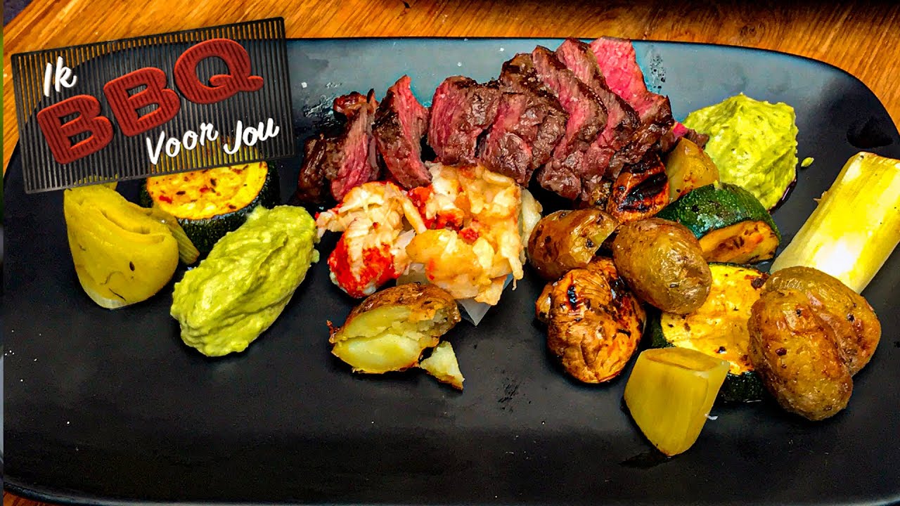 SURF & TURF van kreeft en entrocote | Ik BBQ voor jou | Aflevering 2