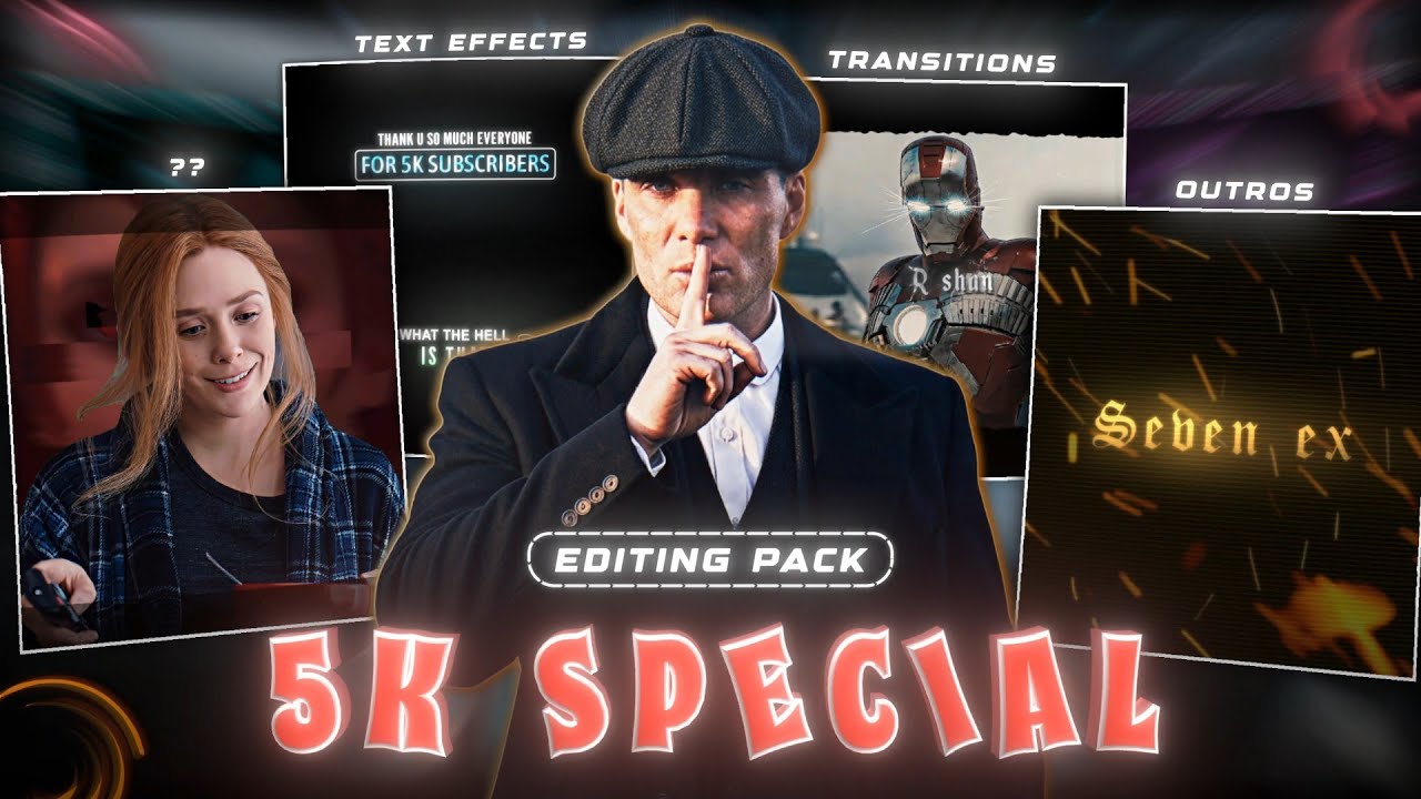 5K Special 🔥 Editing Pack For Alightmotion  (+Preset)