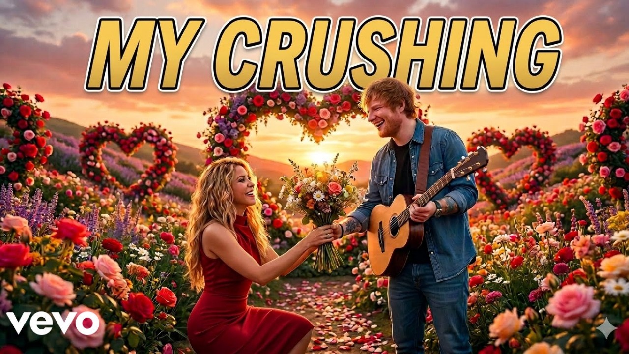 ED SHEERAN FT SHAKIRA _MY CRUSHING - (Official Video) | Romantic Pop Love Song 2026