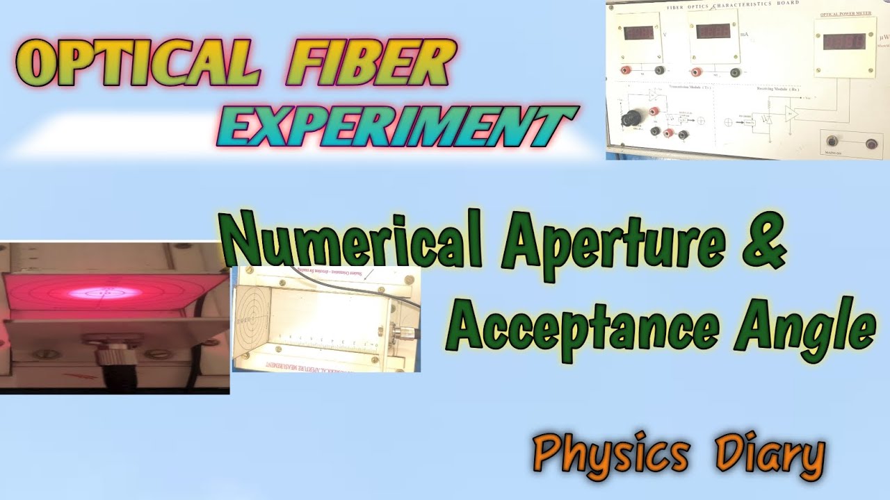 DIY Optical Fiber to Measure NA& Acceptance Angle Step-by-Step🔬✨