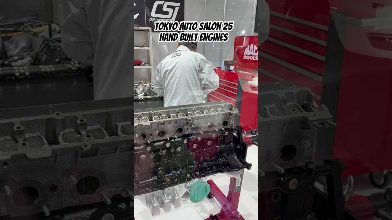 Craft Sports Japan Hand built Nissan GTR engines Tokyo Auto Salon 2025