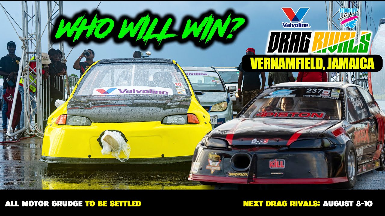 2 Fastest All Motor 4 Cylinder Cars In Jamaica | Who Will Win | Grudge Match