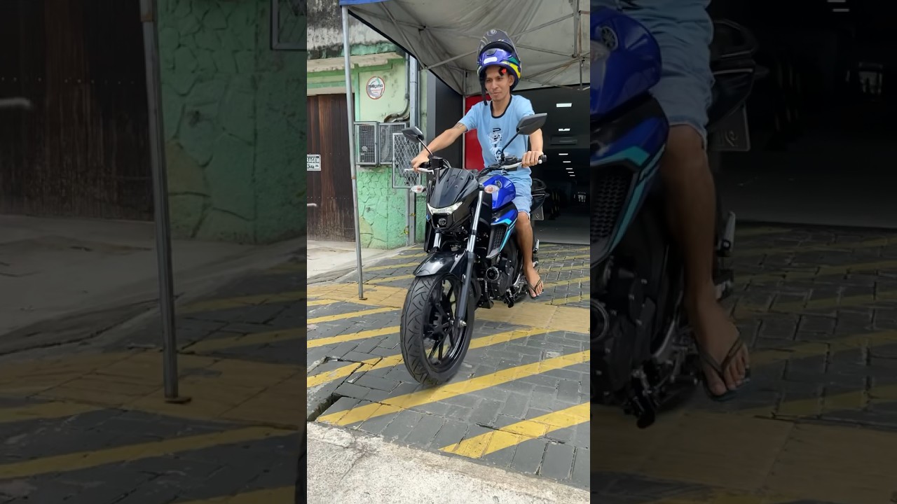 Saindo da concession&aacute;ria de FZ25 2024 zero km #yamaha #fz25