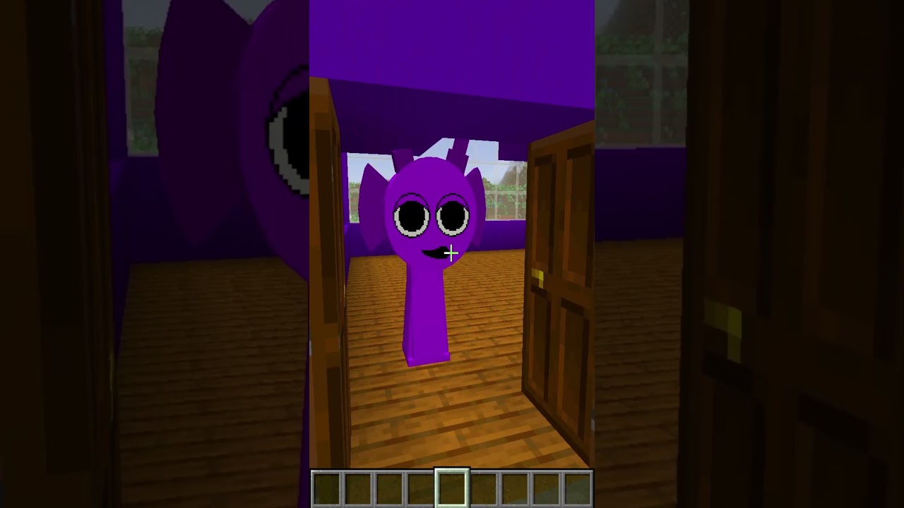 POCOYO QUIERE CANTAR COMO UN SPRUNKI #shorts #minecraft  #smilingcritters #catnap #sprunki