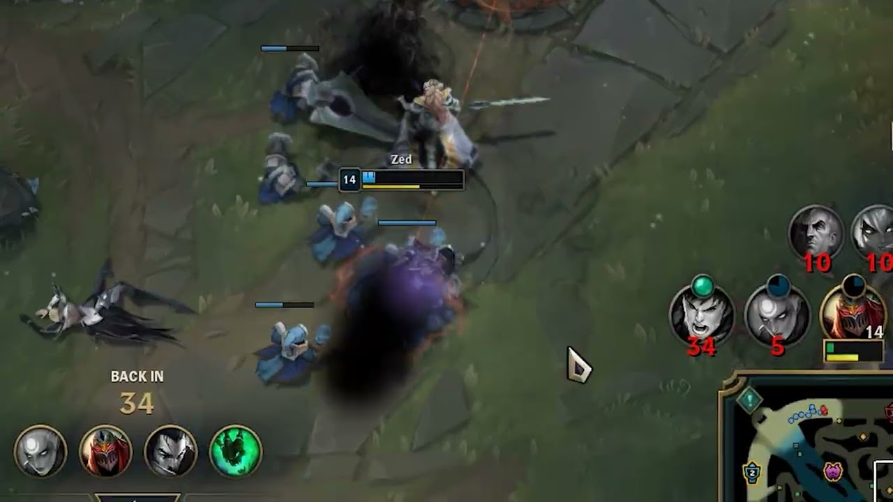 Insane zed play during ranked